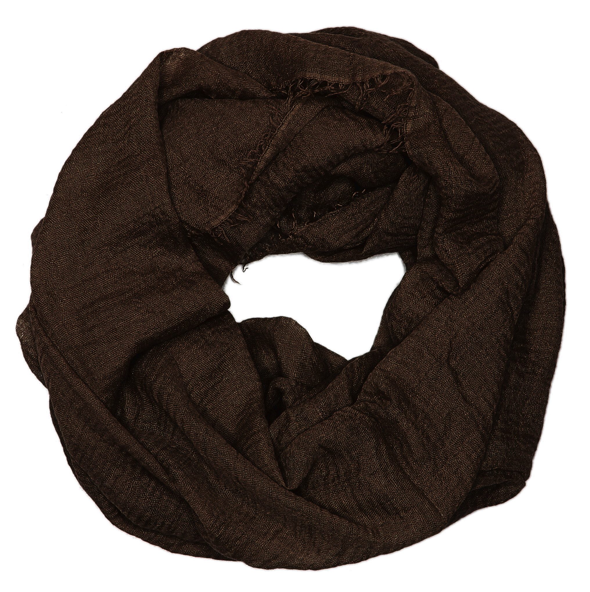 dy_mode Loop Damen Loop Schal/Schlauchschal/Rundschal in Unifarben Weicher Schal, in Unifarbe