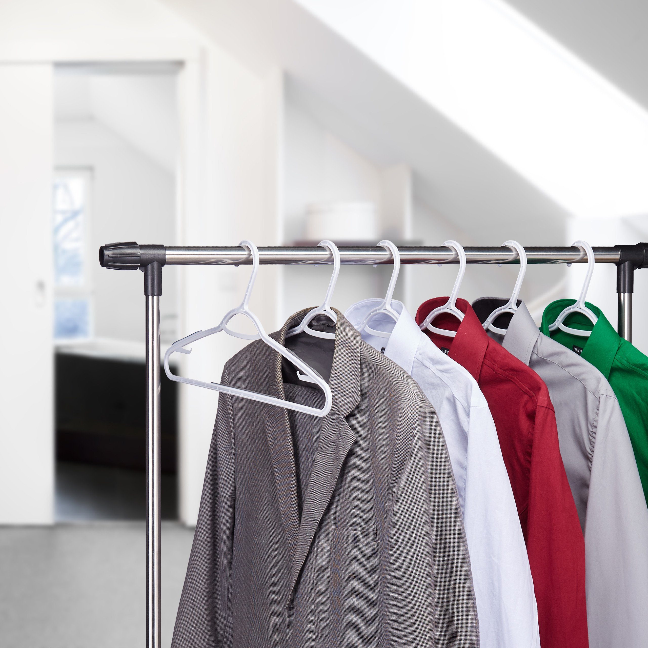 relaxdays Kleiderbügel Antirutsch Kleiderbügel 20er Pack günstig online kaufen