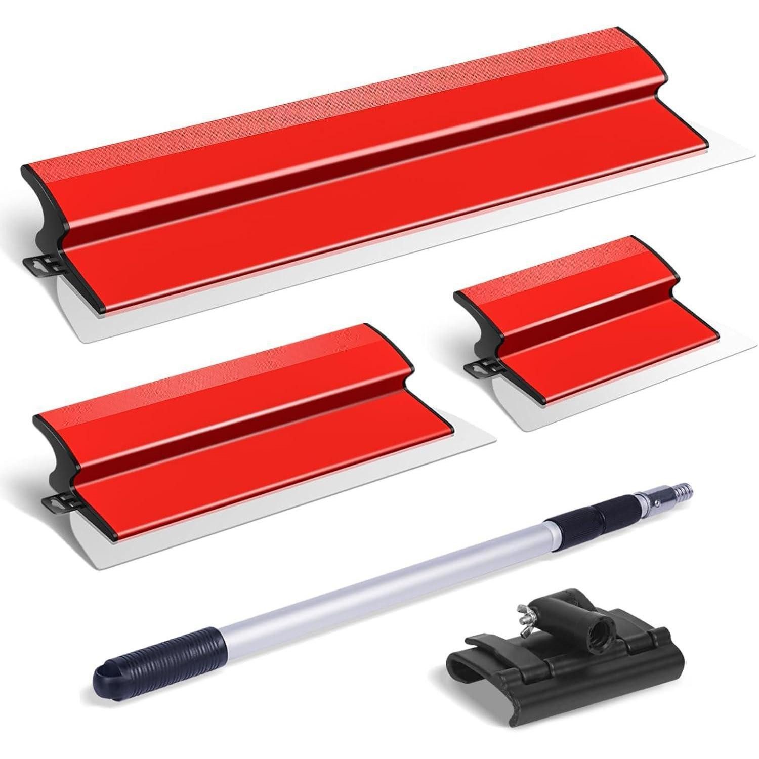 LuxusKollektion Flächenspachtel Spachtel Set Edelstahl 10 Skimming-Klingen-Set: 25,4 cm + 40,6 cm + 61