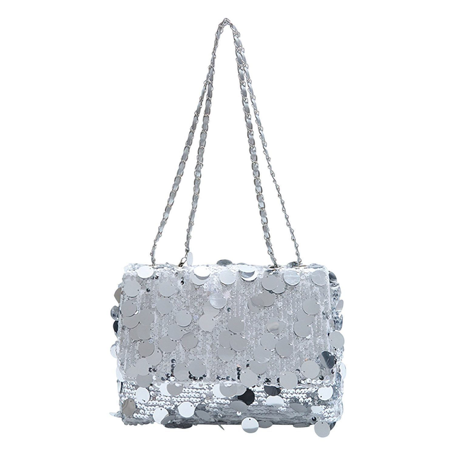 Refttenw Umhängetasche Clutch Glitzer Pailletten,Schultertasche,Crossbody B günstig online kaufen
