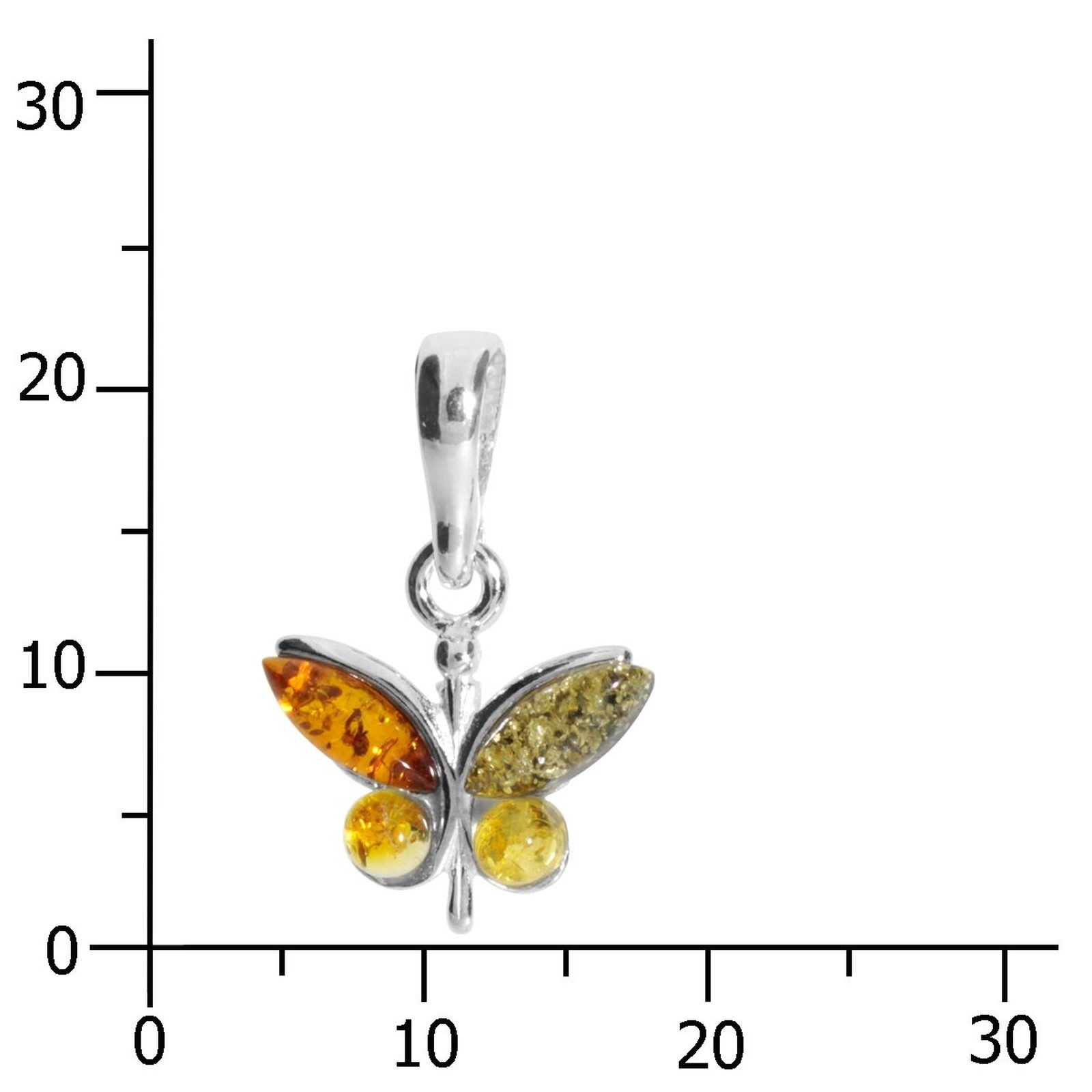 OSTSEE-SCHMUCK Kettenanhänger Ostsee-Schmuck Anhänger Schmetterling Anhänge günstig online kaufen