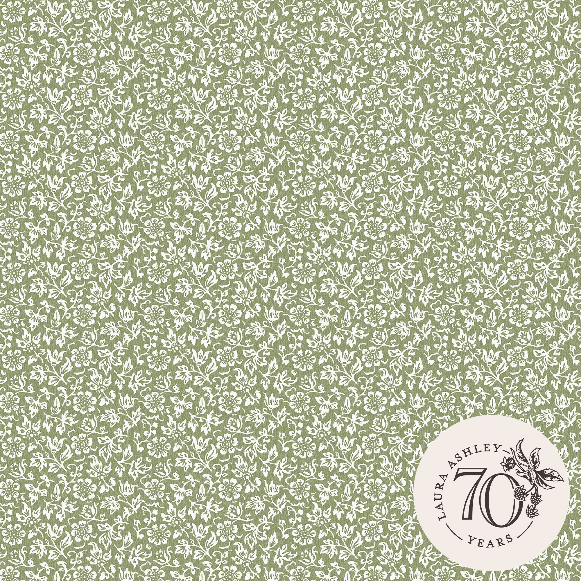 LAURA ASHLEY Vliestapete Sweet Alyssum, glatt, günstig online kaufen