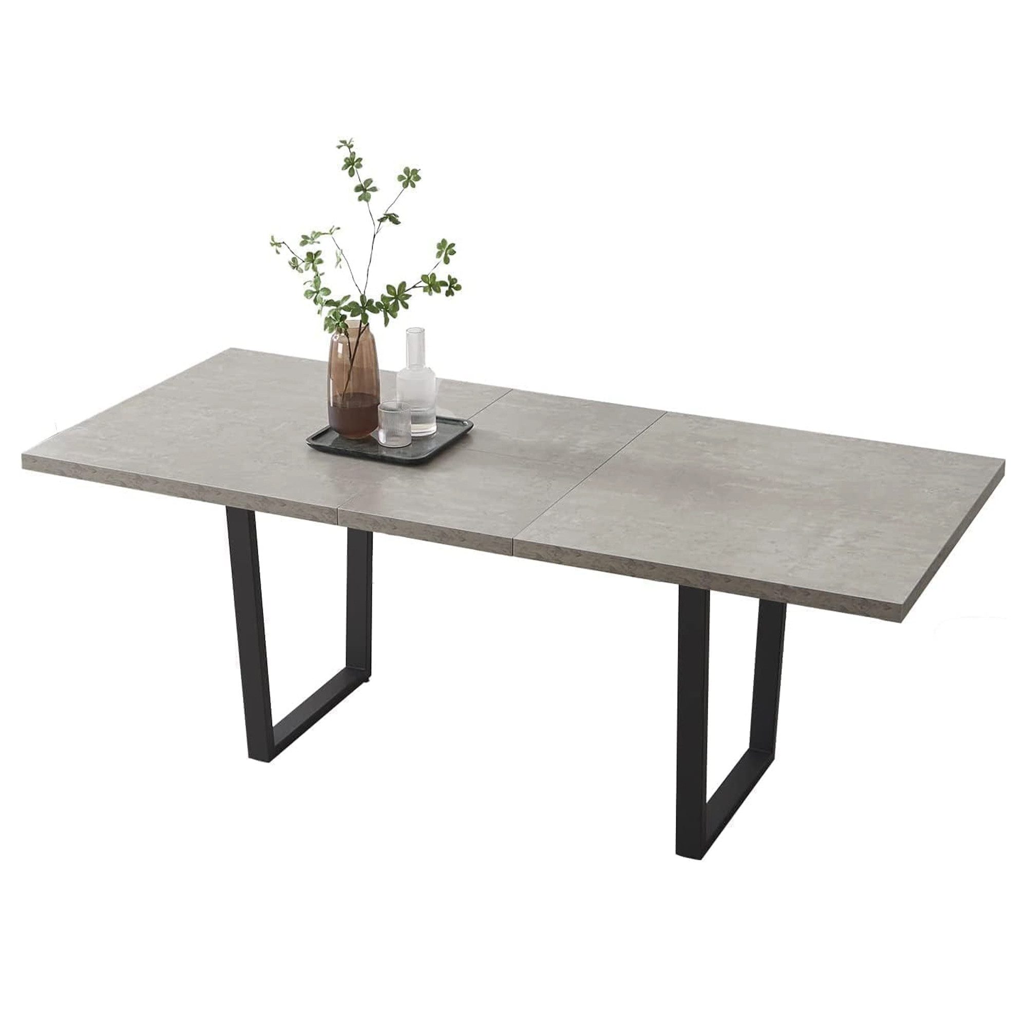 Jiexi Esstisch (Einzel) ausziehbar/nicht ausziehbar Rechteckig für Esszimme günstig online kaufen