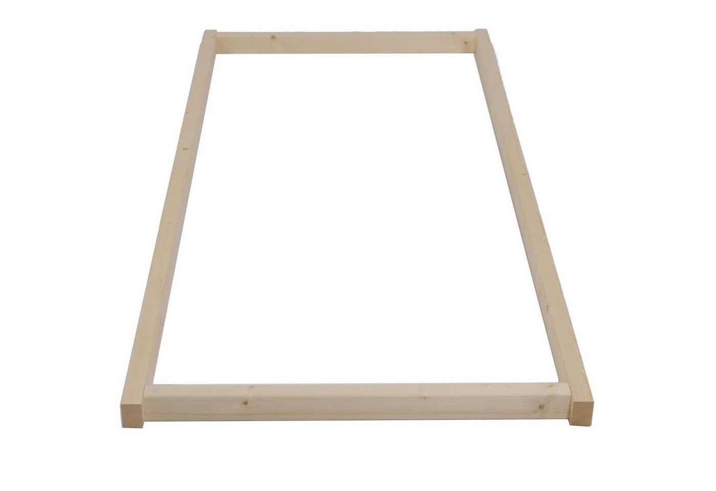 Rollrost Auflagerrahmen für Rollrost 90 x 200 cm für Lattenrost Bettrost, TUGA-Holztech