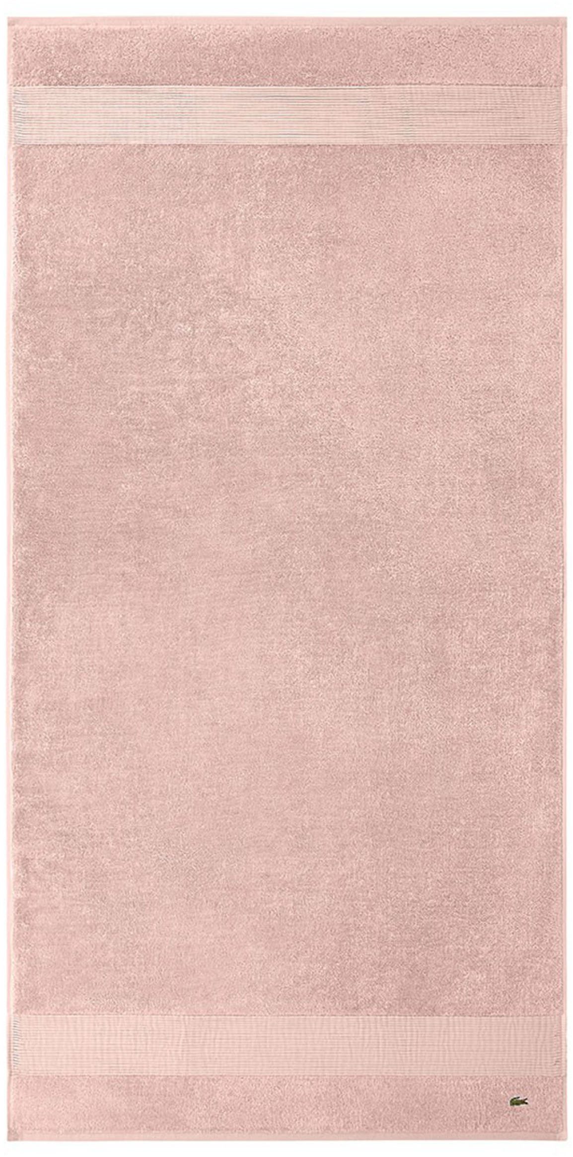 Lacoste Duschtuch LLECROCO, Frottier (1-St), mit Label-Applikationen