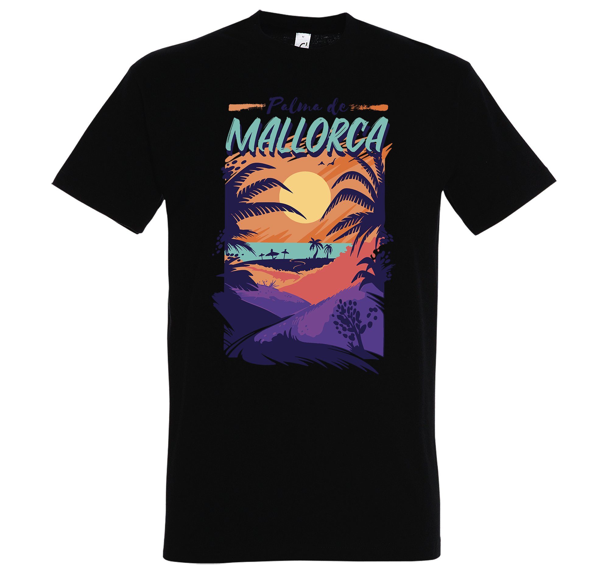 Youth Designz T-Shirt Palma Mallorca Herren Shirt mit trendigem Frontprint