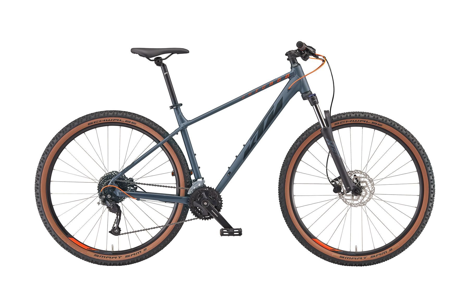 KTM Mountainbike KTM Chicago 291 29'' grau 2024, 18 Gang Shimano Altus M2000-9 SGS shadow, Kettenschaltung