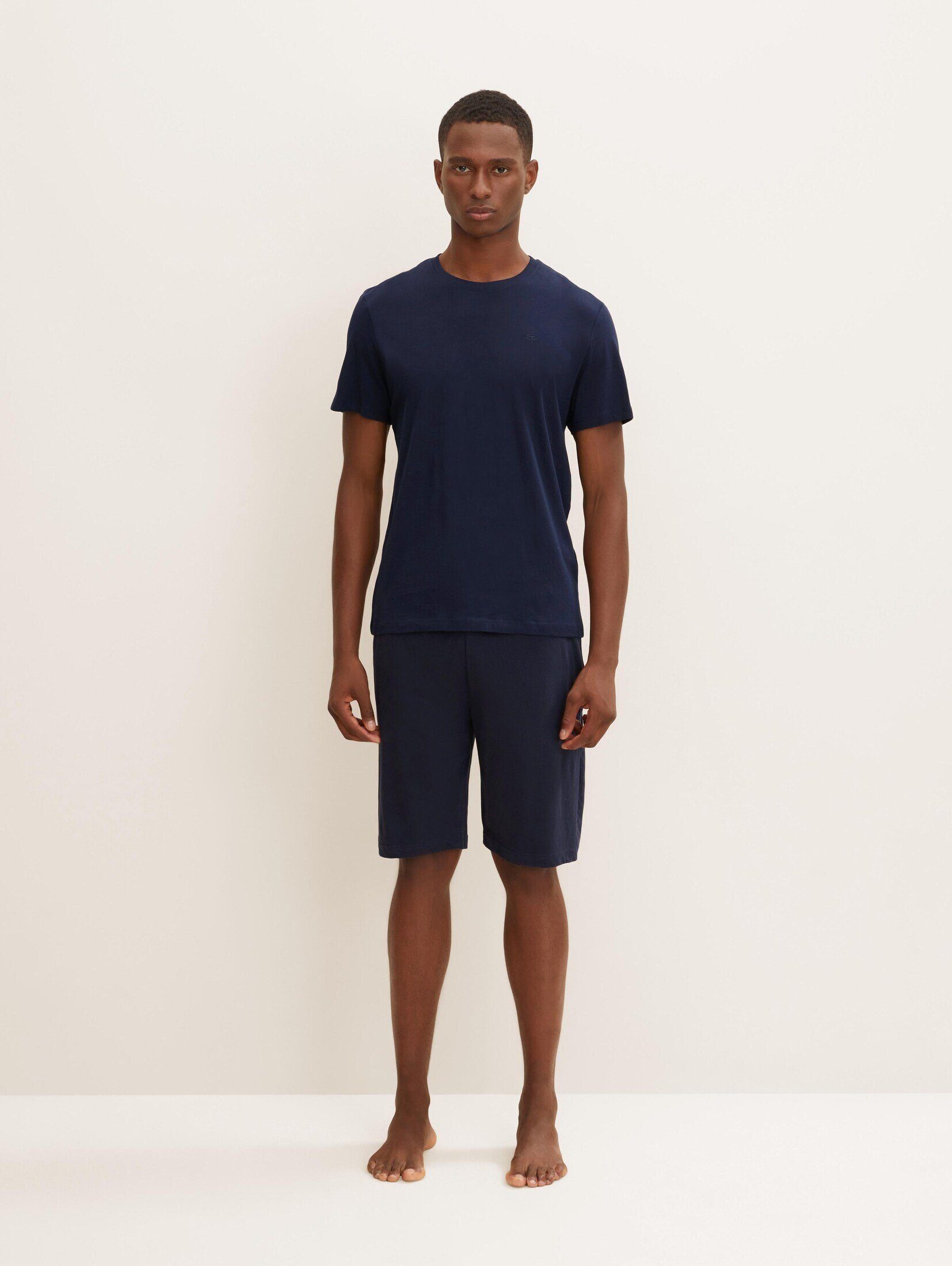 TOM TAILOR Pyjamashorts Pyjama-Shorts aus Jersey-Material günstig online kaufen