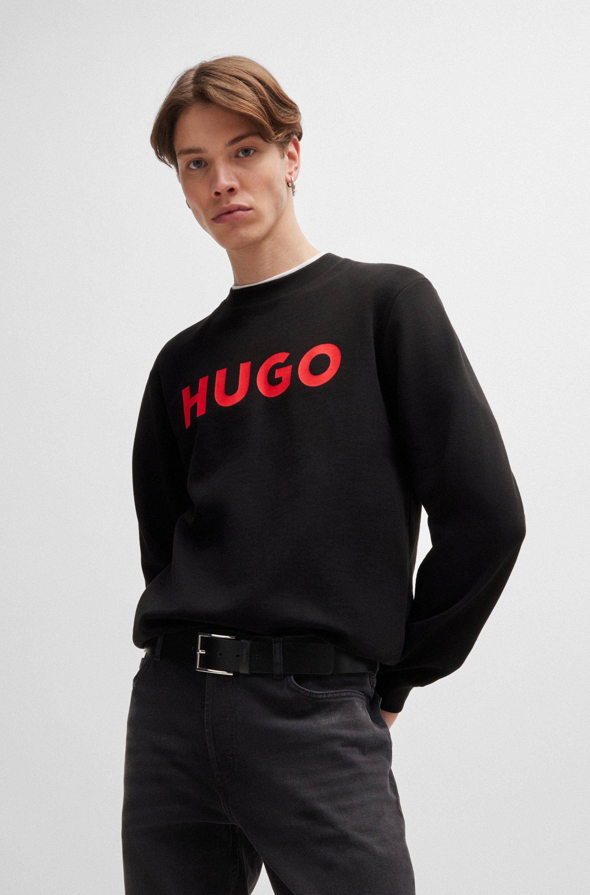 HUGO Sweatshirt Dem Rundhalsausschnitt, Regular Fit, HUGO Druck günstig online kaufen