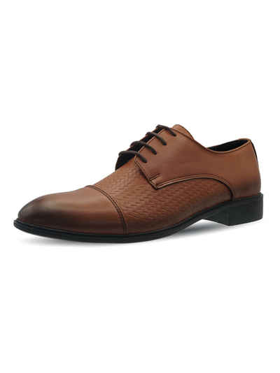 CAPRIUM Herren Schuhe Business Casual Braun Modell Mondo Art.-Nr.: 1240 Schnürschuh