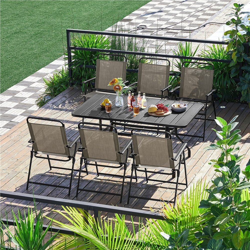 Yaheetech Klappstuhl (4 St), Gartenstuhl Klappsessel günstig online kaufen