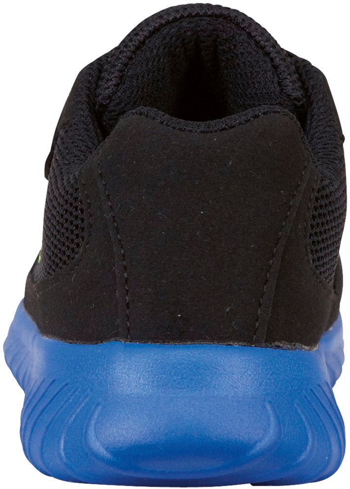 Kappa mit Sneaker Klettverschluss schwarz-blau