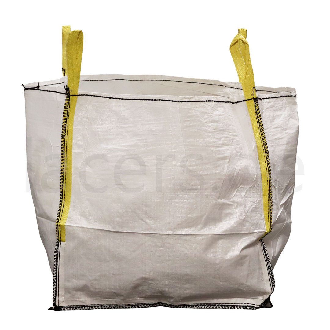 Lacers Big Bag mit 4 Schlaufen-90x90x90cm - Traglast 1000 Kilogramm, Müssen nicht geschützt werden, leichte Befüllung, geschlossener Boden