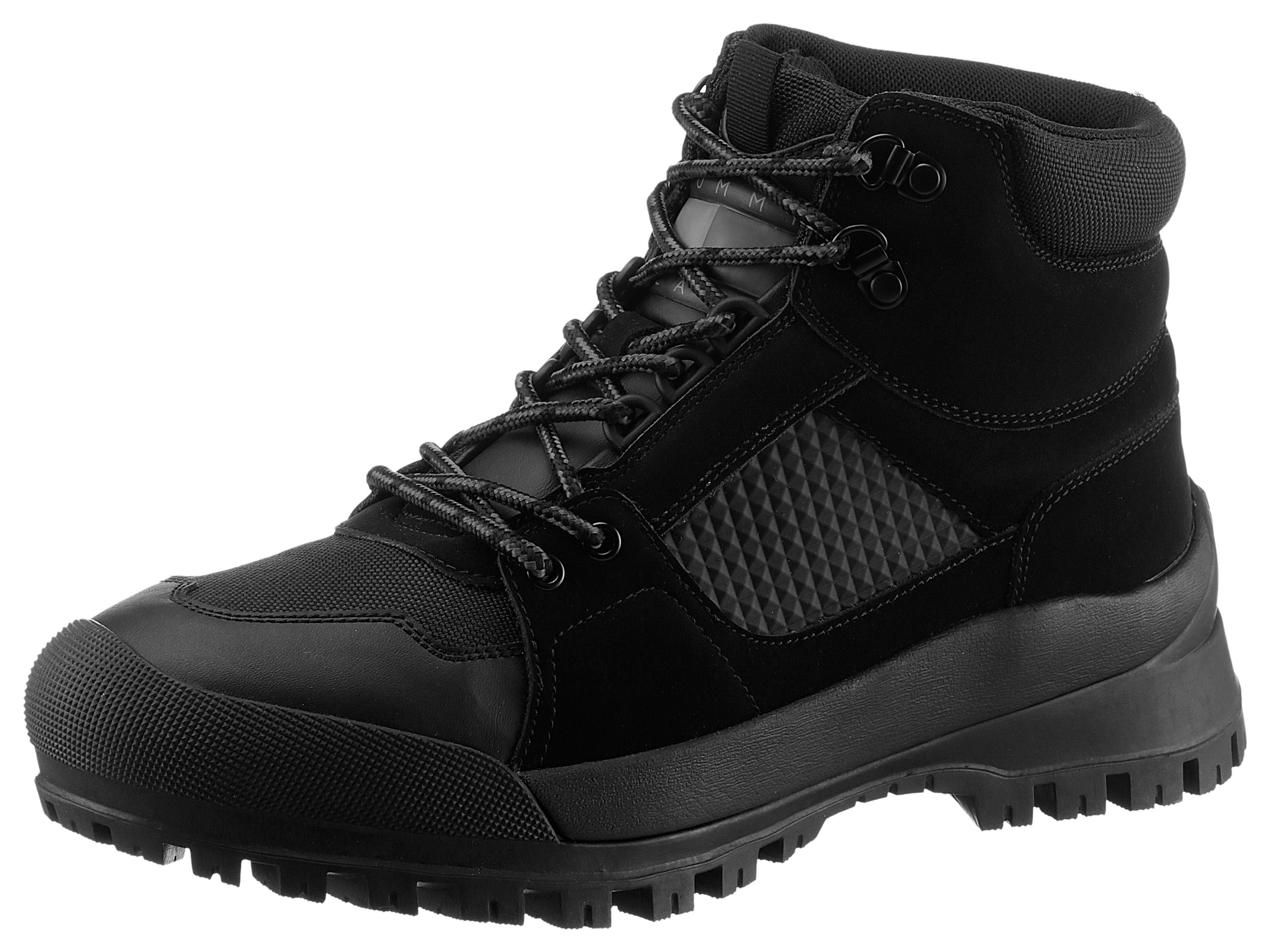 Tommy Jeans TJM gepolstertem MID mit URBANS Schaftrand Schnürstiefelette BOOT