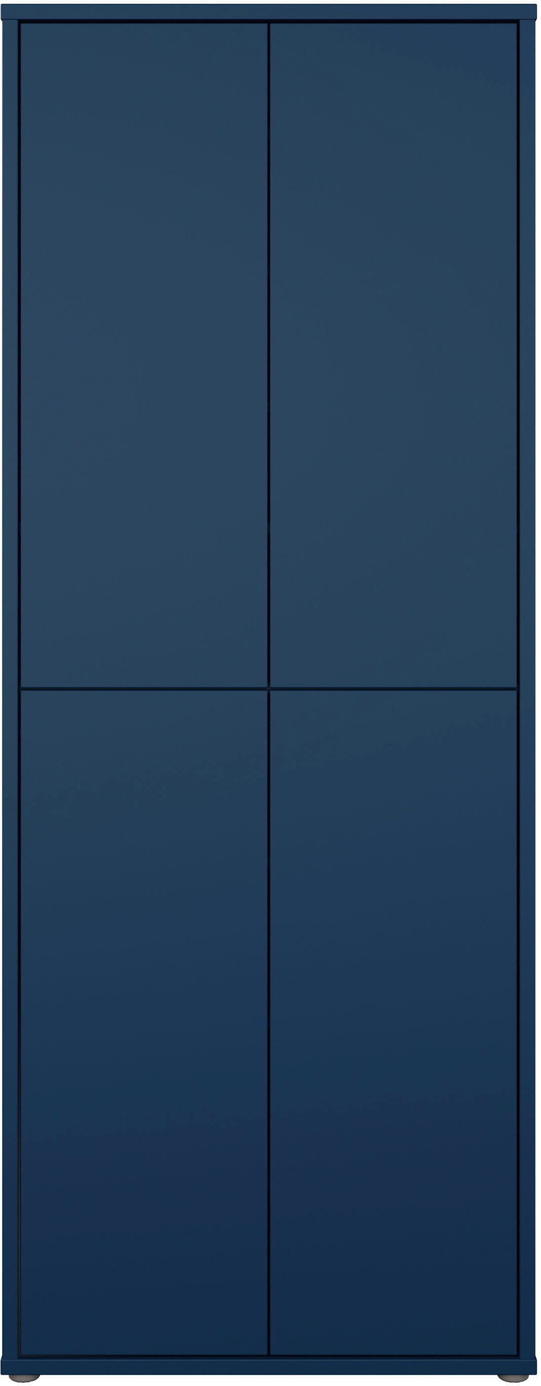 FORTE Schuhschrank Alice Springs, Schuhschrank, Höhe 191,9 cm, 4 Türen, viel Platz (B/H/T 74,5/191,9/34,9 cm) Stauraumschrank, Mehrzweckschrank, Breite 74,5 cm, mit 8 Böden