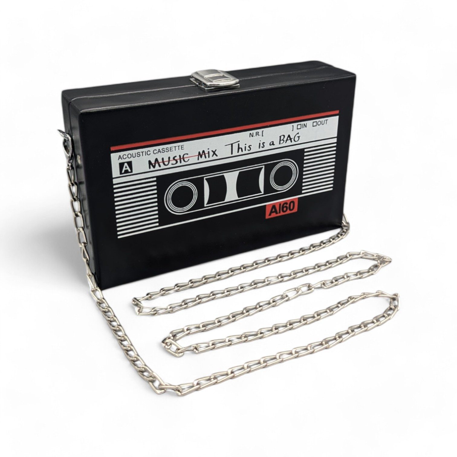 Eyecatcher Handtasche Retro Handtasche Kassette Nostalgie günstig online kaufen