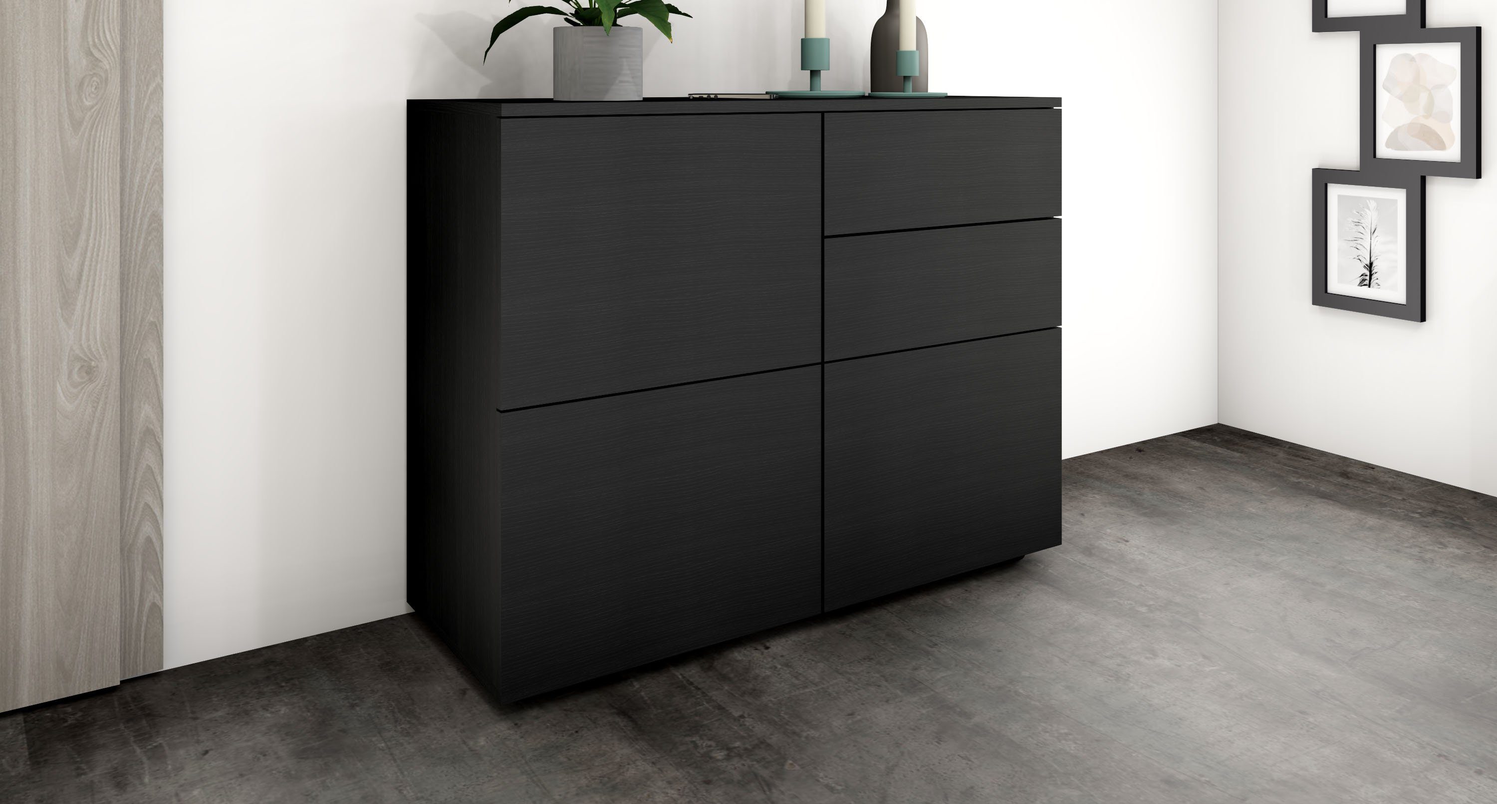 borchardt Möbel Kommode Rova, Breite 93 cm