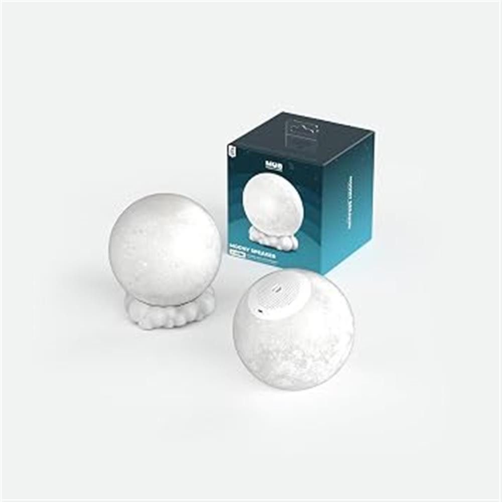 MOB Nachtlicht Moony Bluetooth-Lautsprecher mit Mondlicht Musikbox