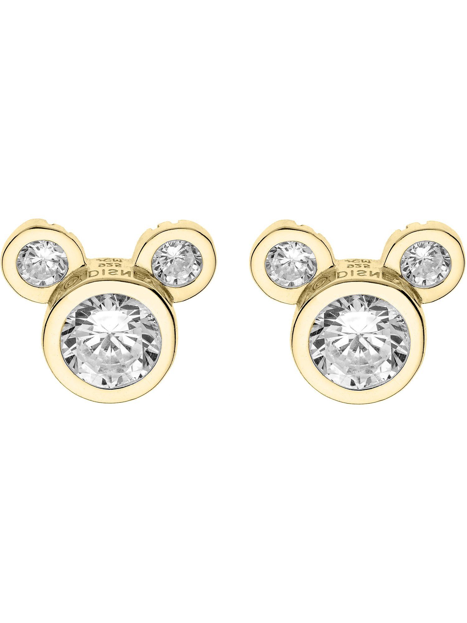 DISNEY Jewelry Paar Ohrstecker Disney Mädchen-Ohrstecker 925er Silber, CHRISTMAS COLLECTION