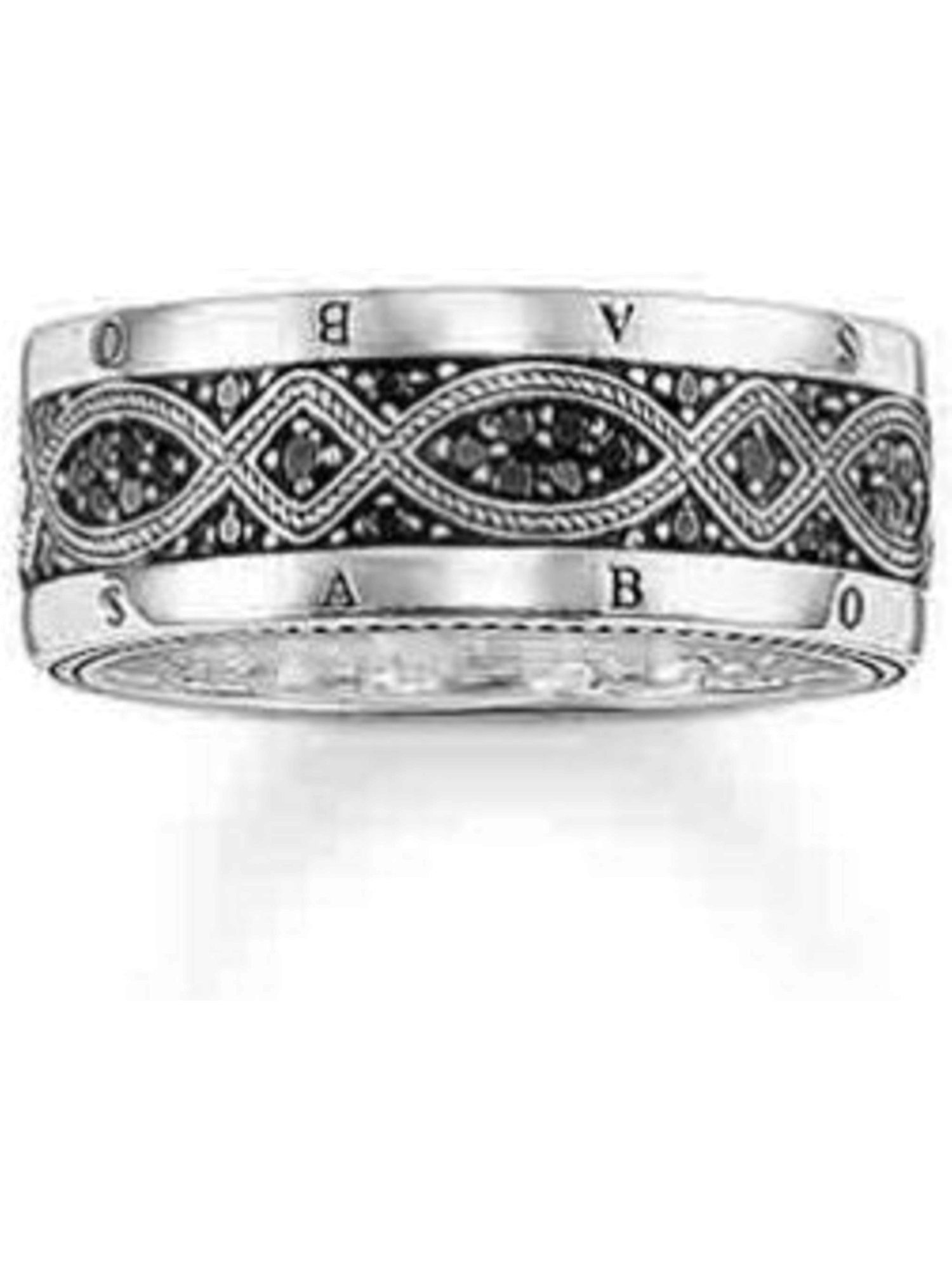 THOMAS SABO Fingerring Thomas Sabo Damen-Damenring 925er Silber Zirkonia, Zirkonia
