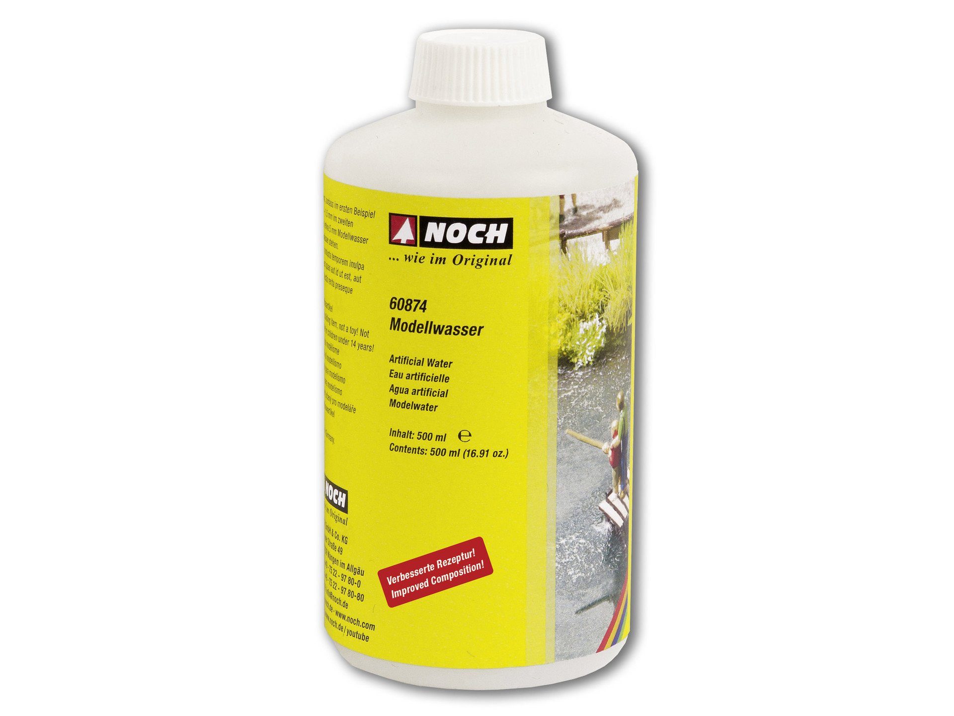 NOCH Modelleisenbahn-Spielunterlage NOCH Modellwasser XL, gießfertiges Wasser für Mode