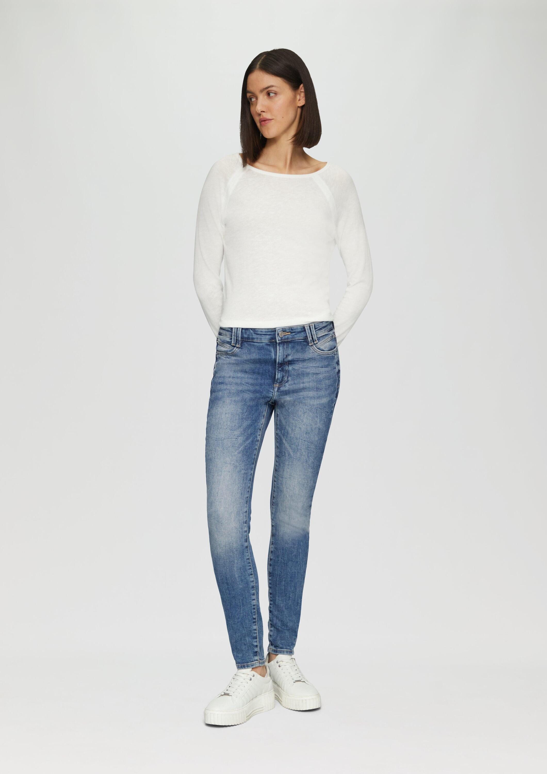s.Oliver Skinny-fit-Jeans Jeans-Hose IZABELL Jeans Izabell / Skinny Fit / M günstig online kaufen