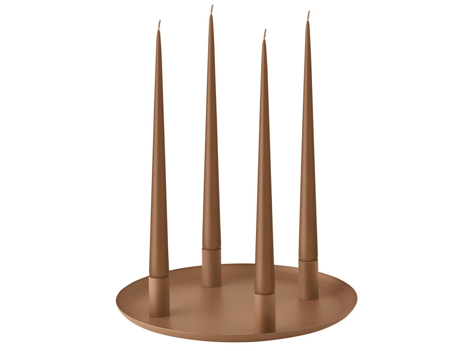 blomus Kerzenhalter LOHA Kerzenhalter rund amber brown 30cm günstig online kaufen