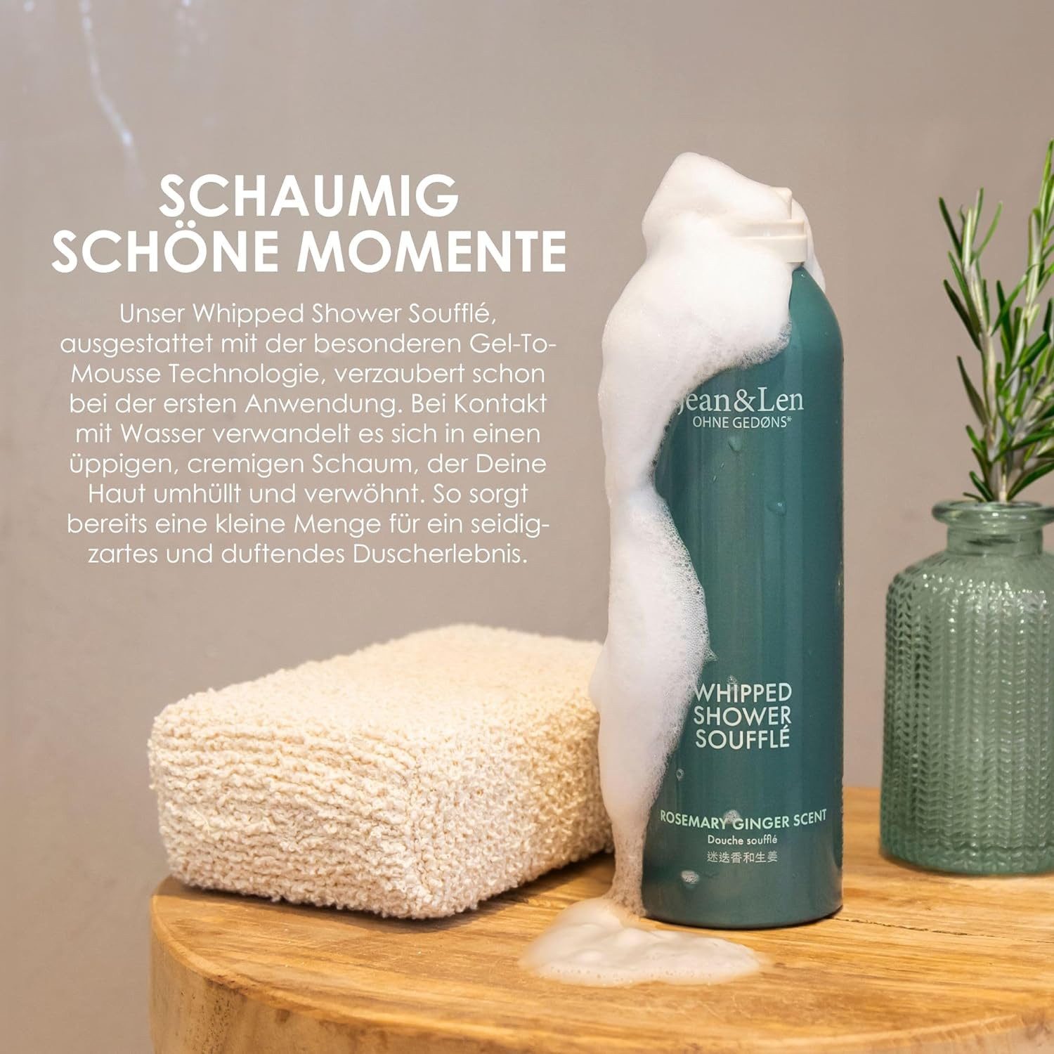 Jean & Len ohne Gedons* Duschschaum Shower Soufflé - Duschschaum