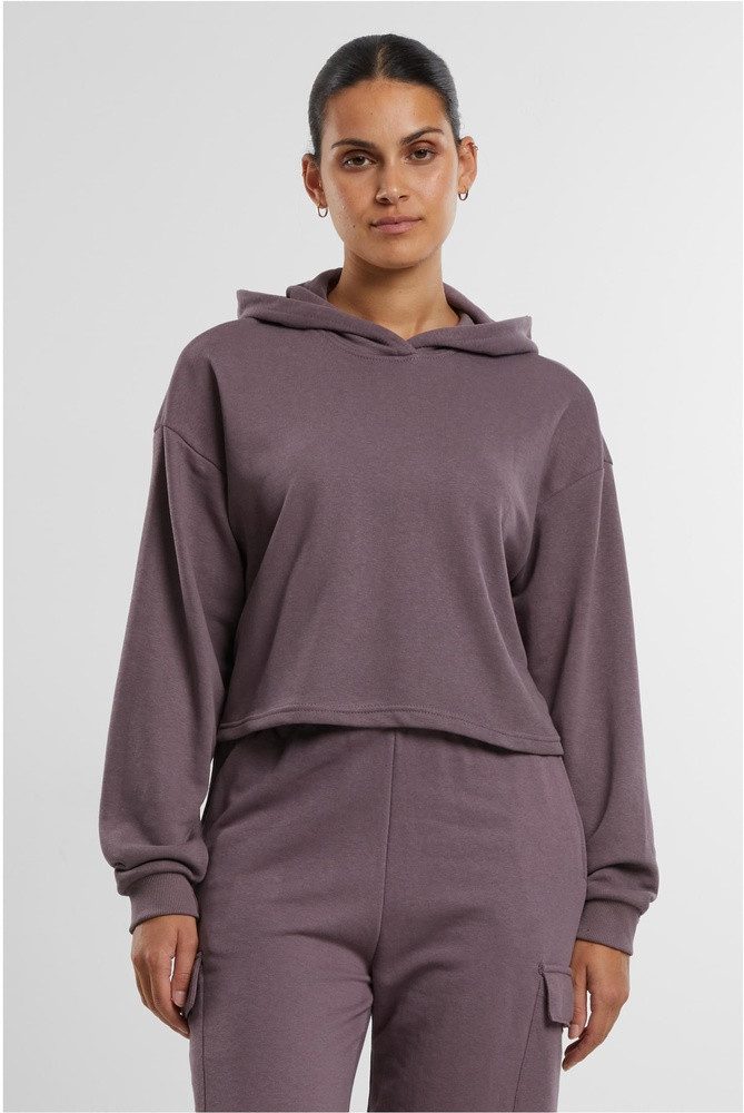 URBAN CLASSICS Hoodie Ladies Oversized Cropped Light Terry Hoodie günstig online kaufen