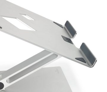 DURABLE RISE Wandhalterung, (Durable Tischständer für Laptop/Notebook, stufenlos höhen- und winkelv)