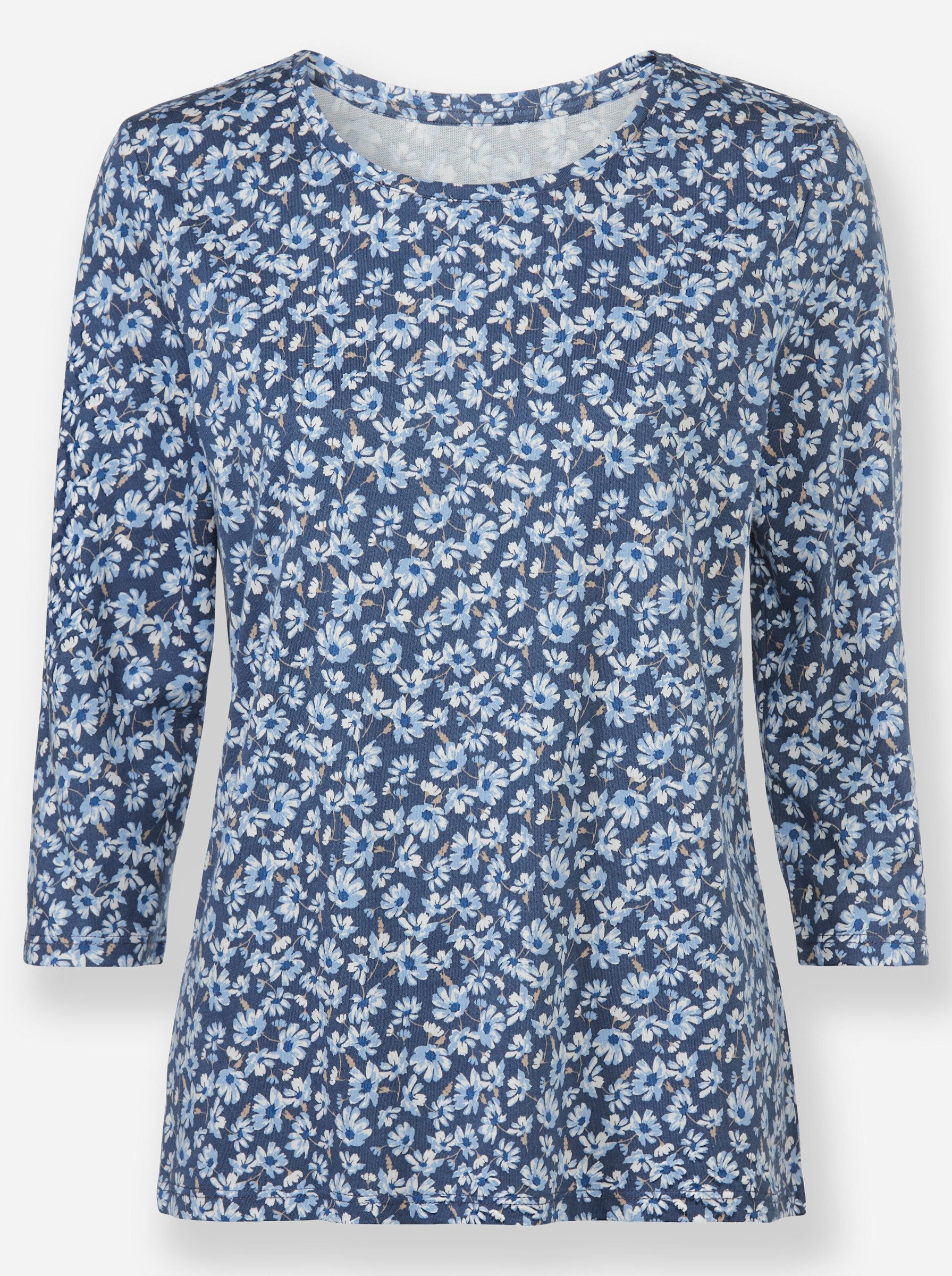 T-Shirt Rundhals-Shirt 3/4-Arm
