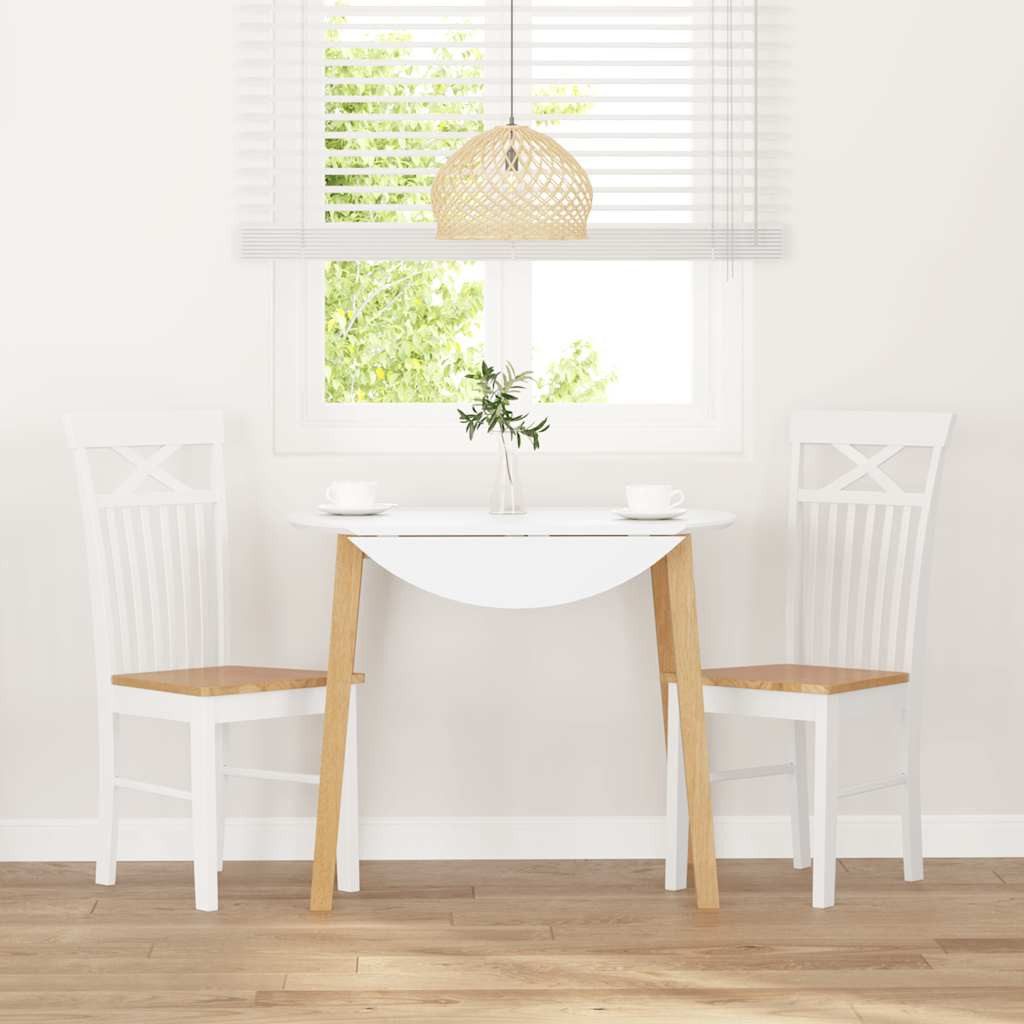 vidaXL Esszimmerstuhl Esszimmerstühle 2 Stk. Weiß günstig online kaufen