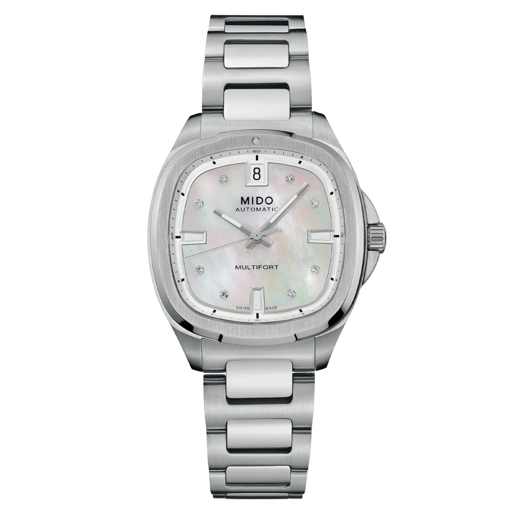 Schweizer Uhr Damenuhr Automatik Multifort TV 35