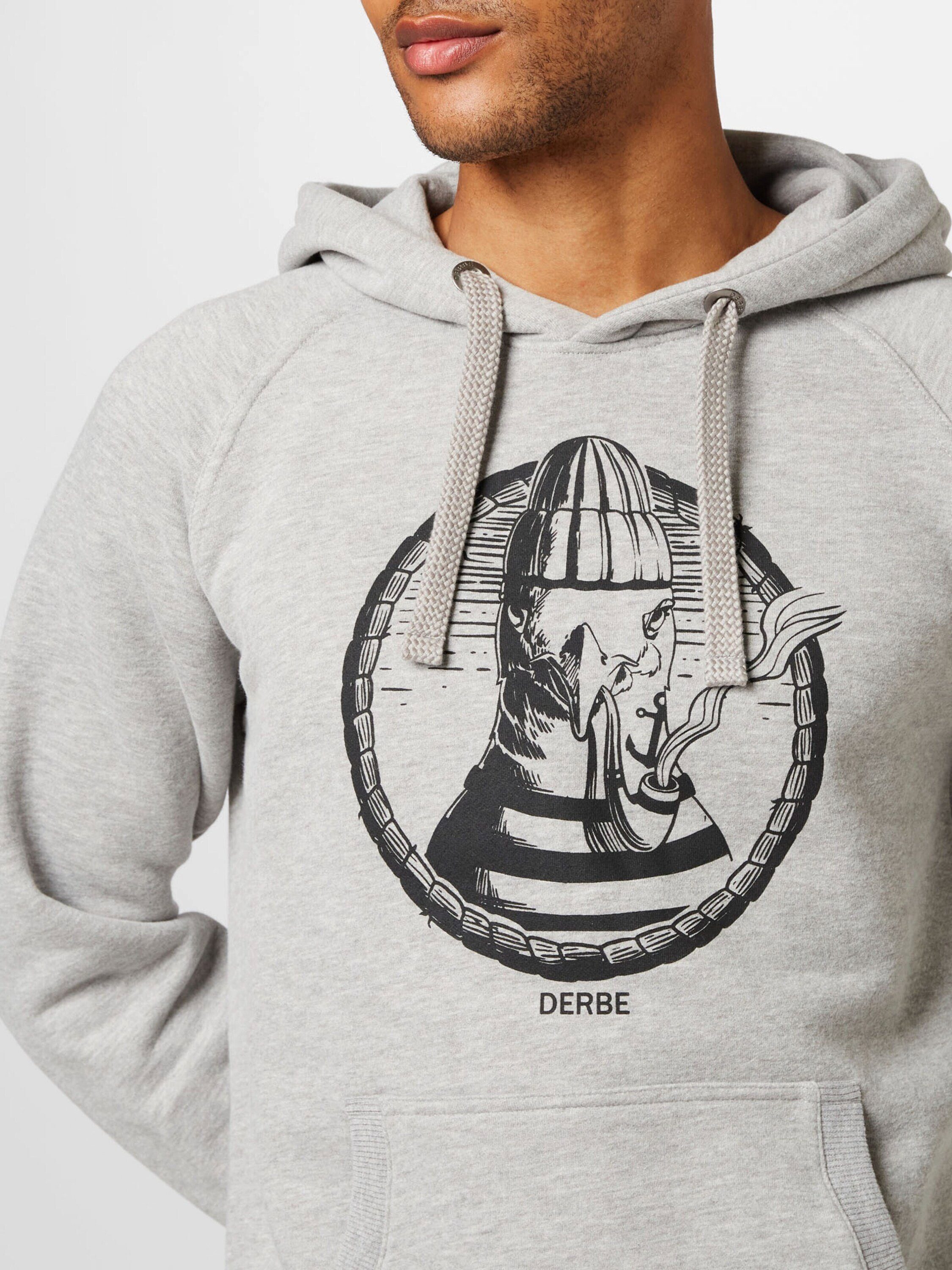 (1-tlg) Sweatshirt Melange Grey Derbe