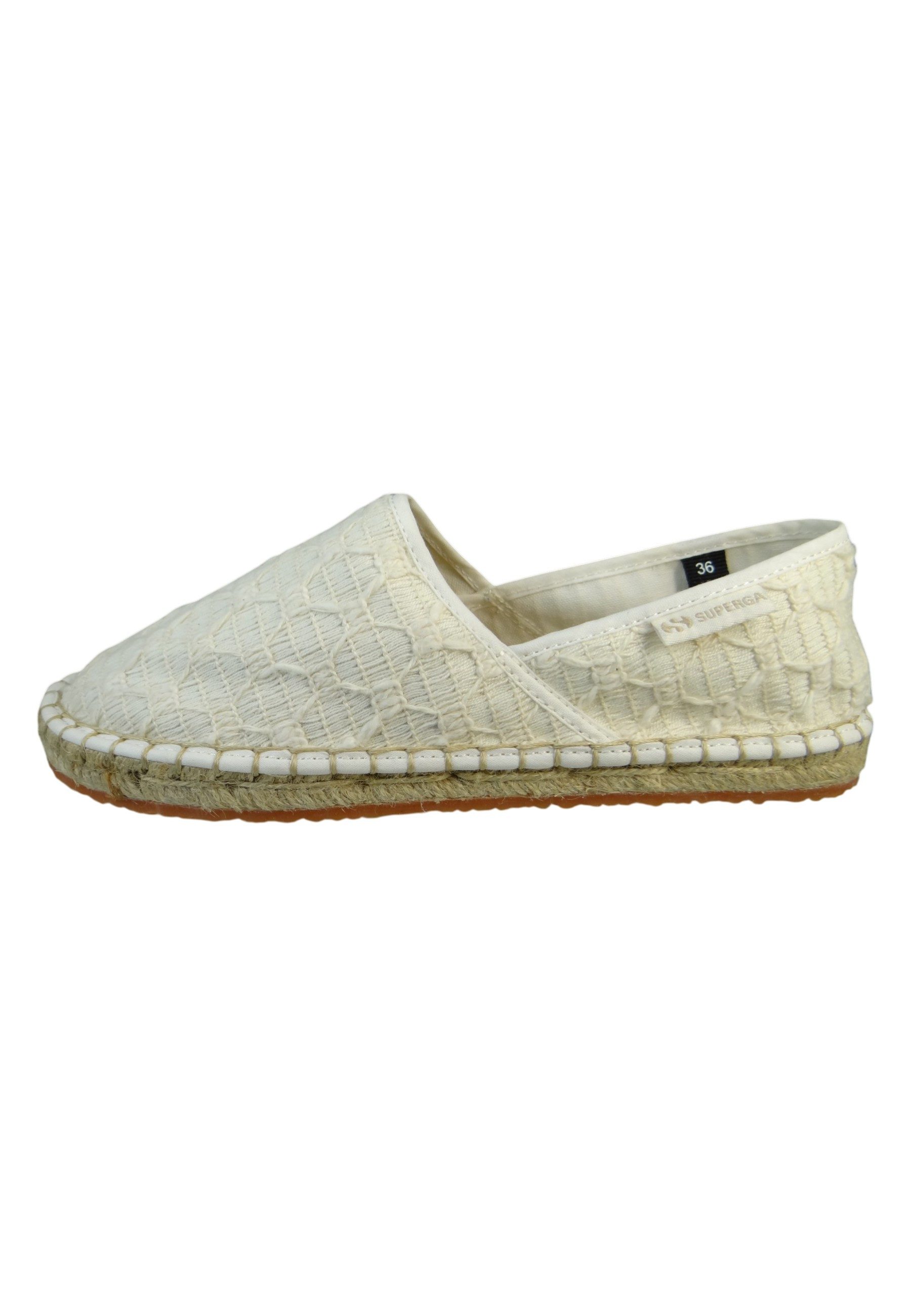 Superga S11B1QW A0H White Avorio Natural Sandale