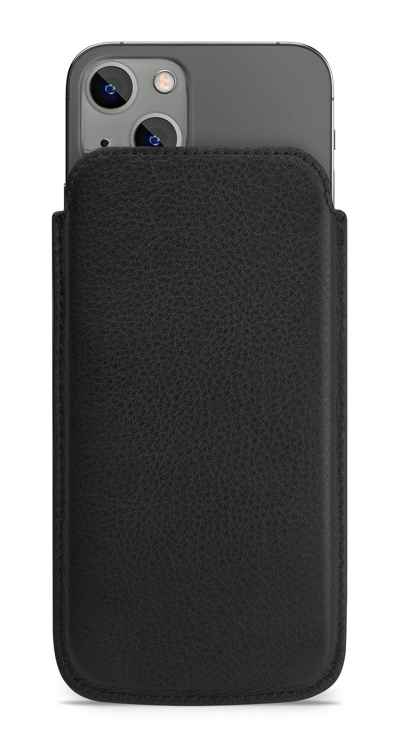 wiiuka Handyhülle sliiv Hülle für iPhone 15, Tasche Handgefertigt - Echt Leder, Premium Case