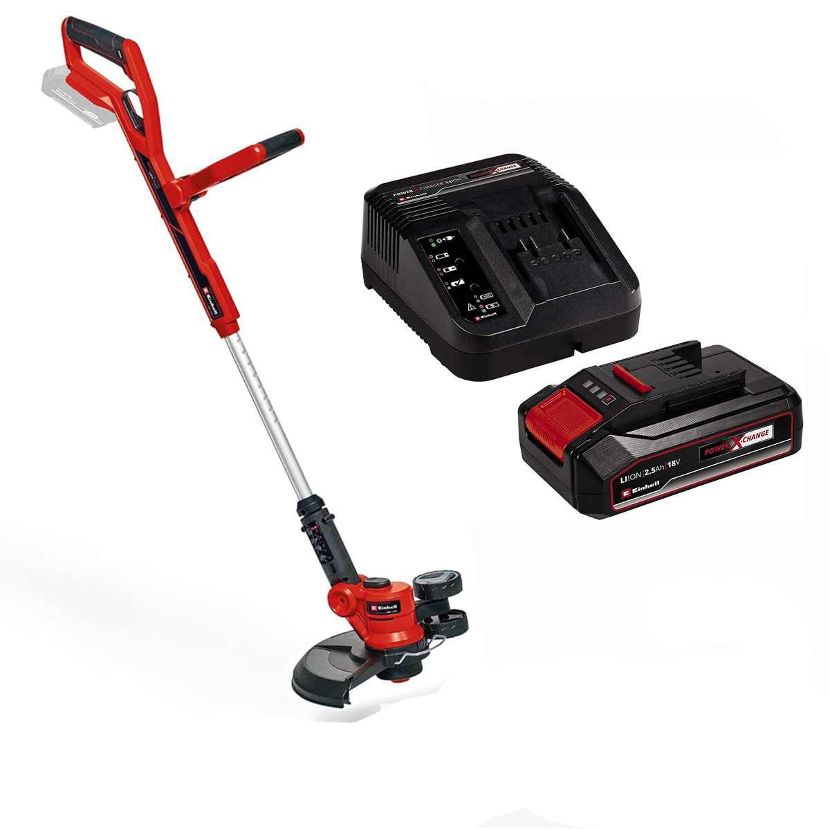 Einhell Akku-Rasentrimmer Rasentrimmer GE-CT 18/30 Akku 2.5 Ah 18V Ø 30 mm, Fadentrimmer