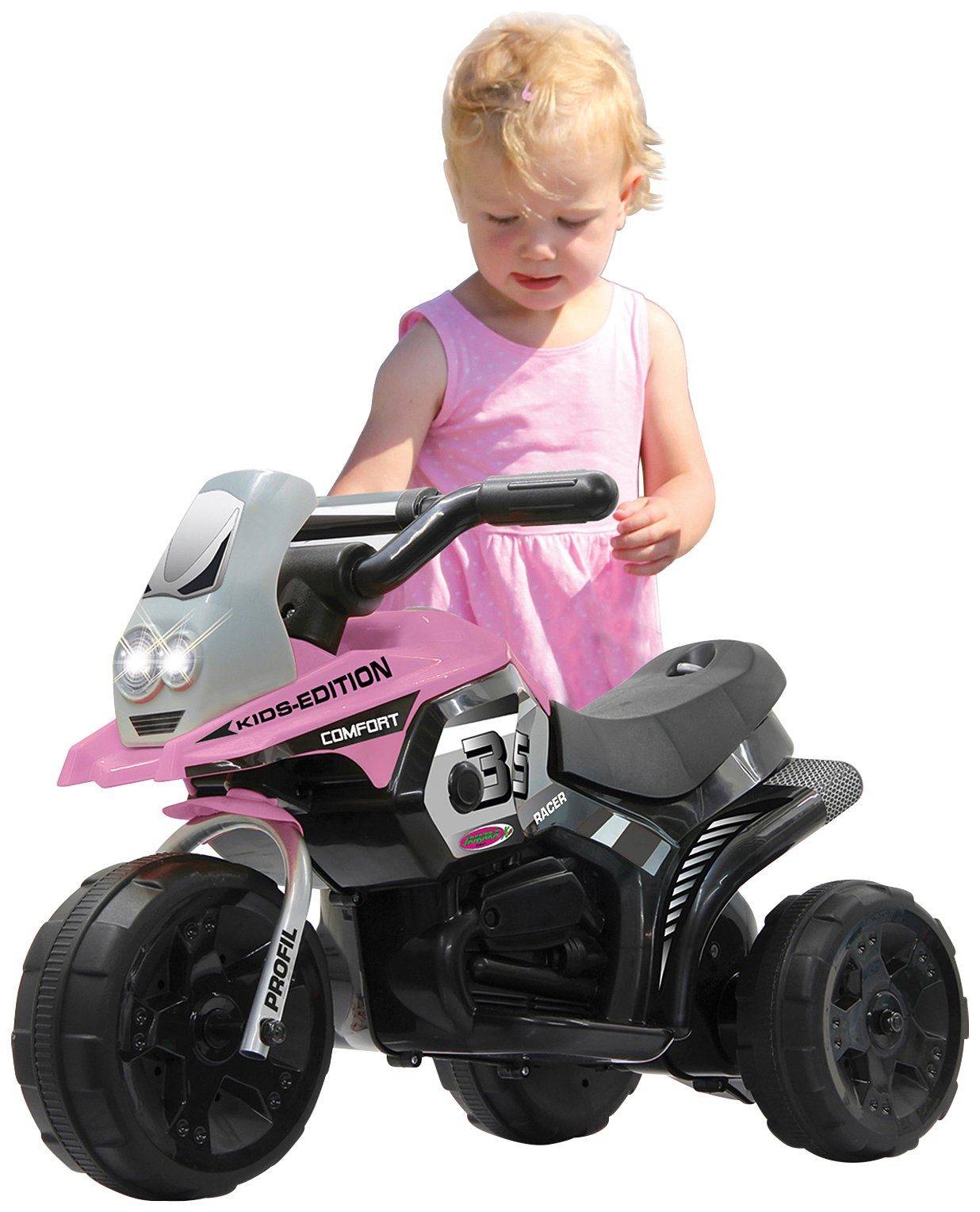 Jamara Elektro-Kindertrike Racer, Belastbarkeit 30 kg, für Kinder ab 3 Jahre, 6 V