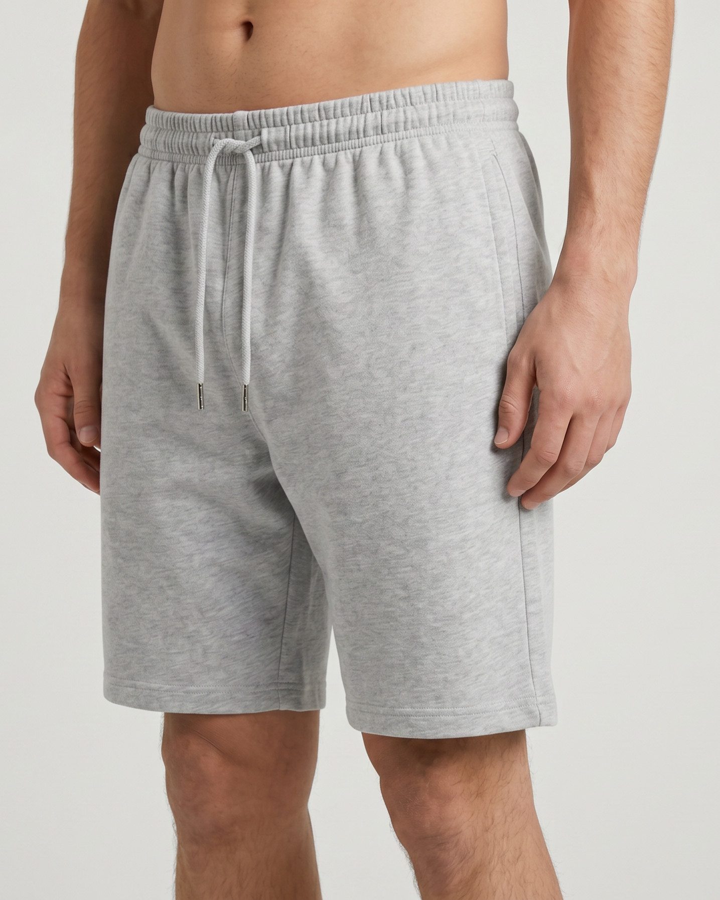 ROSS CAMP Sweatshorts, kurze Hose Herren, Baumwolle Shorts Elasthan