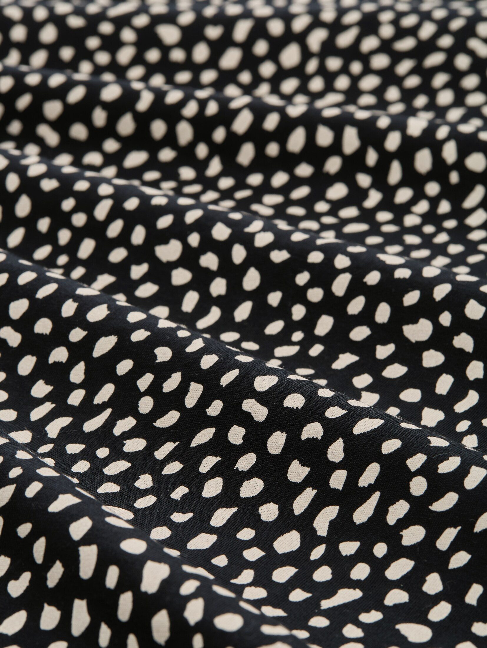 TOM TAILOR Denim T-Shirt T-Shirt T-Shirt mit Knoten-Detail