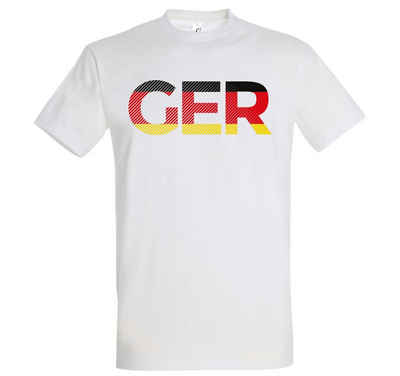 Youth Designz T-Shirt Germany Herren T-Shirt im Fußball Look mit GER Frontprint