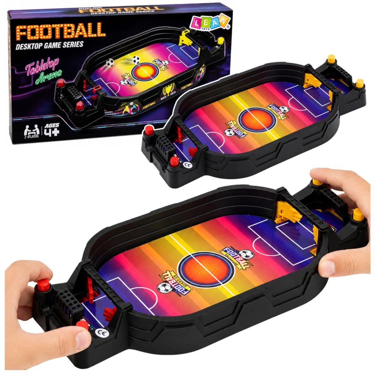 Wisam Lernspielzeug Mini-Arcade-Tischspiel Fußball für 2 Spieler