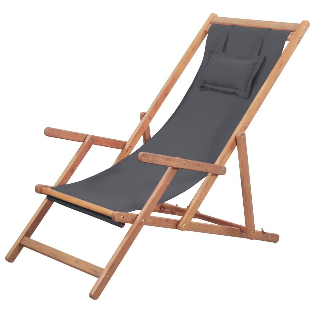 furnicato Klappstuhl Klappbarer Strandstuhl Stoff und günstig online kaufen