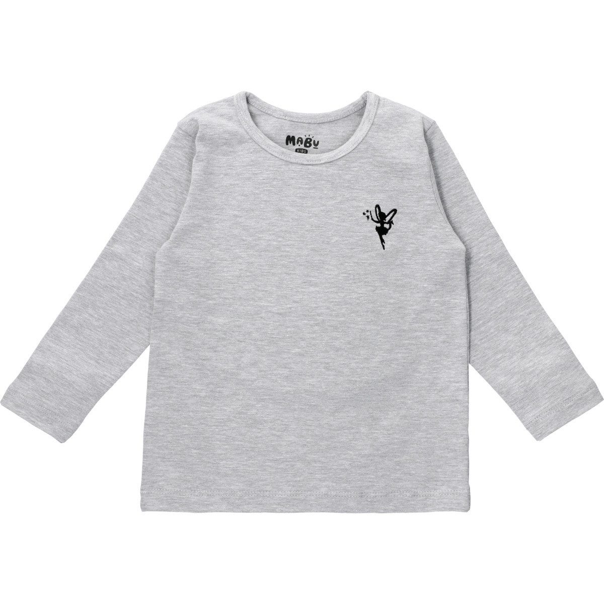 MaBu Kids Langarmshirt Fairy Mädchen Pullover, Sweatshirt, Pulli, Shirt, Longsleeve