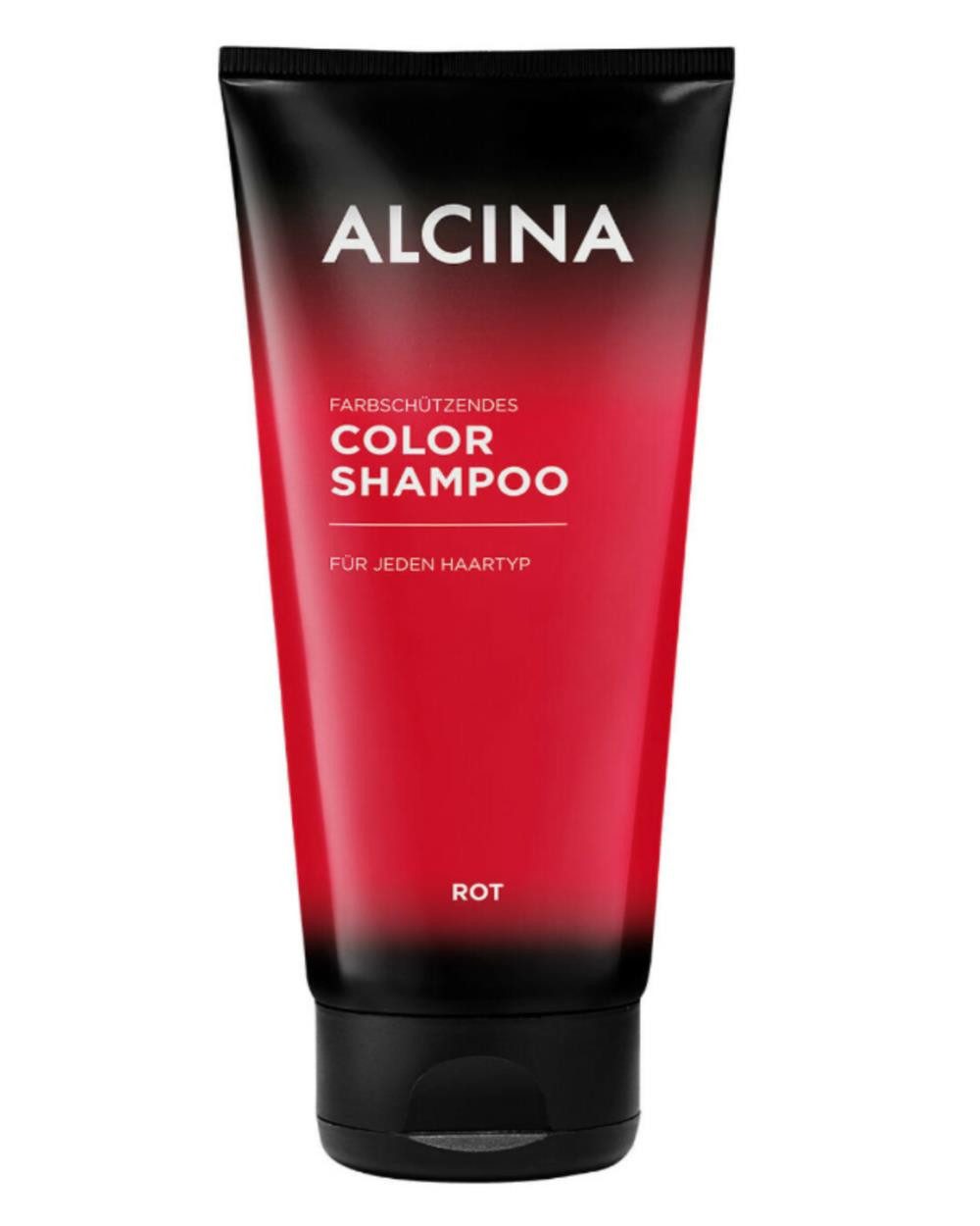 ALCINA Haarshampoo ALCINA Color Shampoo in Farbe rot (200 ml), Packung, reinigt und frischt auf, verleiht lebendigen Glanz