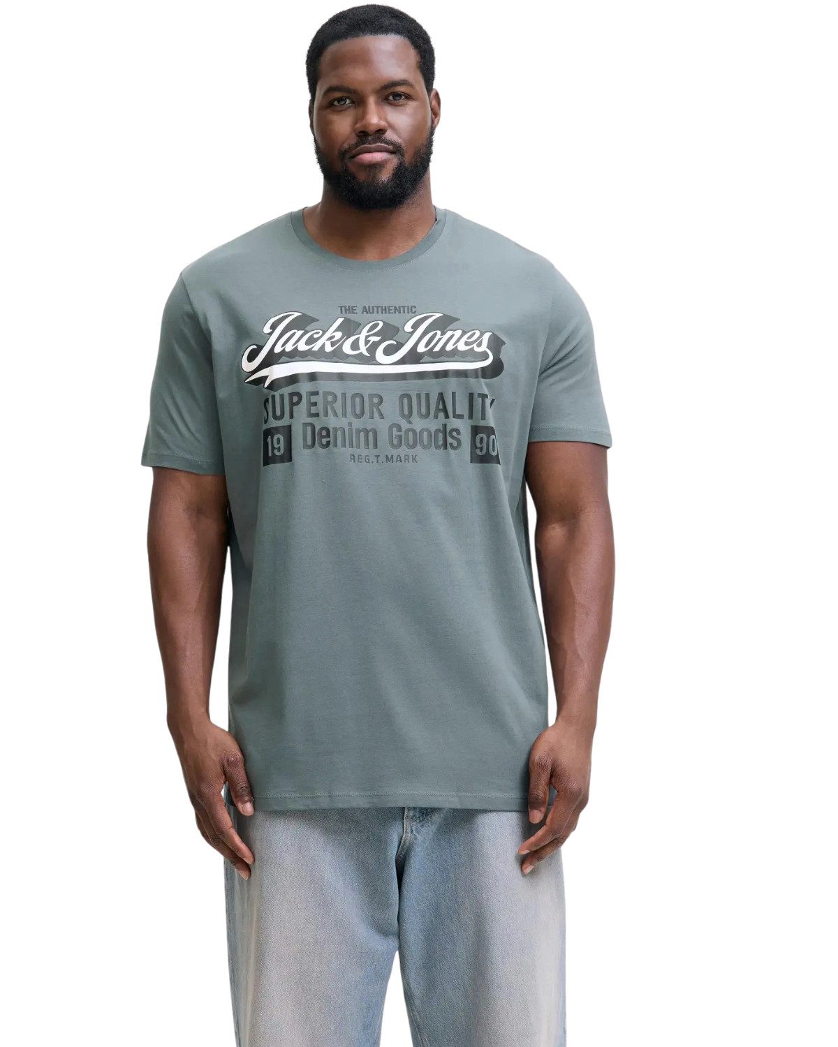 Jack & Jones PlusSize Print-Shirt Weites Shirt mit Printdruck (Spar-Set, 5e günstig online kaufen