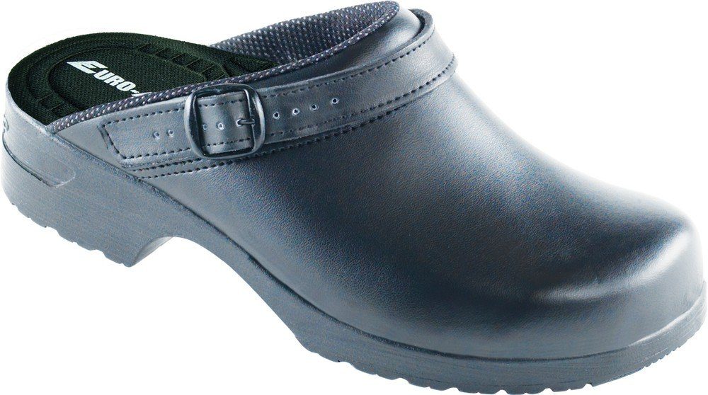 Euro-Dan 468-01 FLEX Clog offen mit verstellbarer/klappbarer Fersenriemen Weite 13