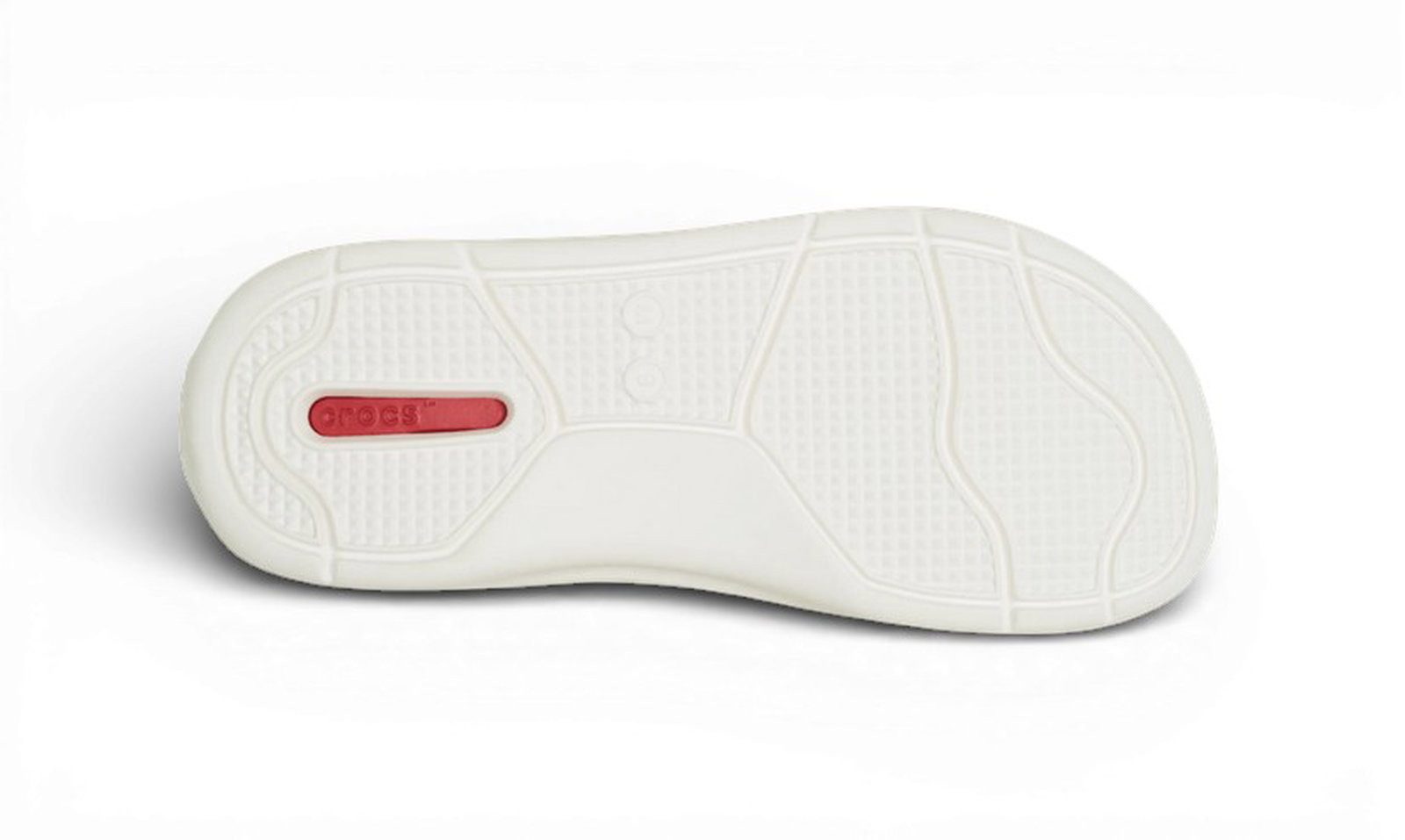 Crocs Sandale InMotion LiteRide Flip navy/rot/weiss Badeschuh