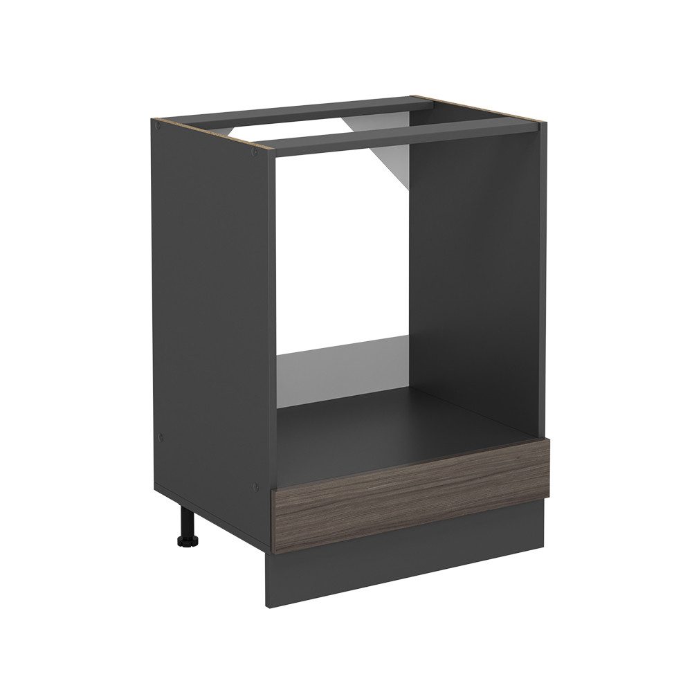 Vicco Herdumbauschrank R-Line, Edelgrau/Anthrazit, 60 cm günstig online kaufen