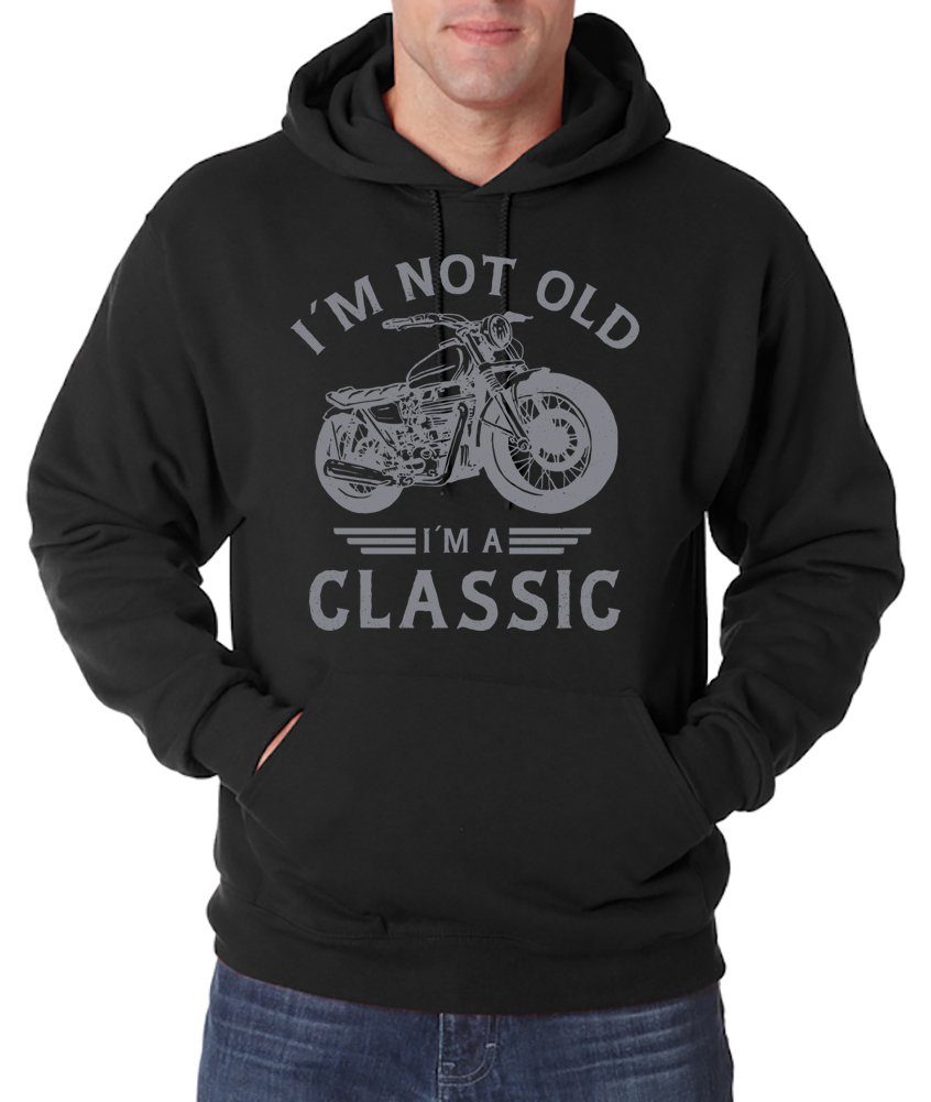 Kapuzenpullover "I`m Not Old, I`m A Classic" Herren Hoodie Pullover